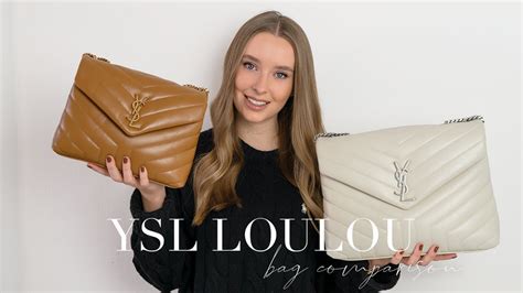 ysl small vs medium loulou|YSL medium loulou puffer.